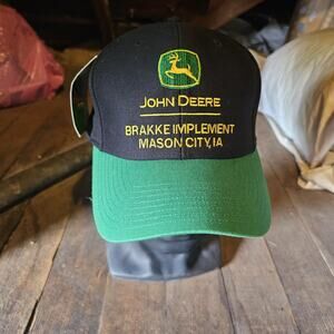 Vintage Y2K John Deere Mason City One Size Snapback Hat